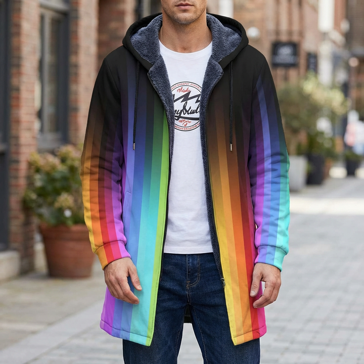 Retro Colorblock Väst för Män