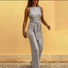 Festlig Glansig Dam Jumpsuit