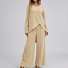 Elegant Två-Delares Byxdress Set för Kvinnor