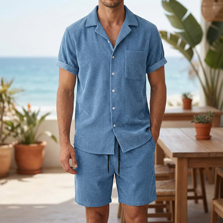 Breeze Set – Velour Shorts Set för Män