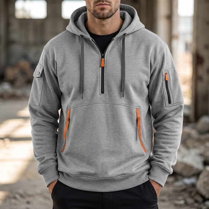 Hoodiejacka för män