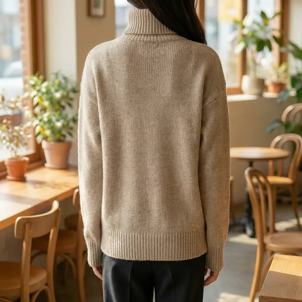 Turtleneck Sweater för Kvinnor