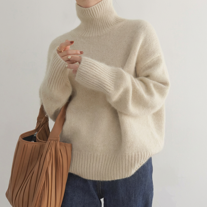 Turtleneck Sweater för Kvinnor