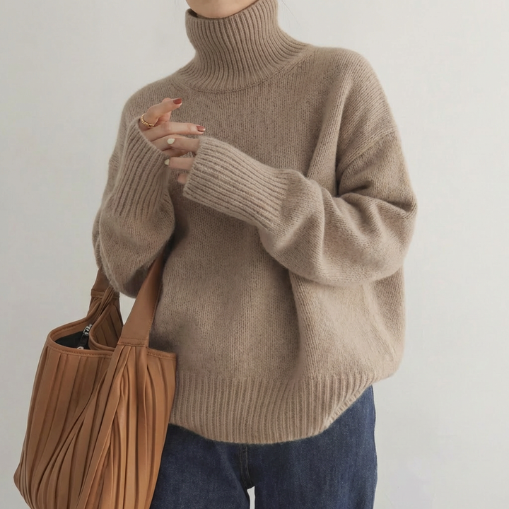Turtleneck Sweater för Kvinnor