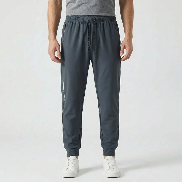 Cropped Loose-Fit Herr Jogger Byxor