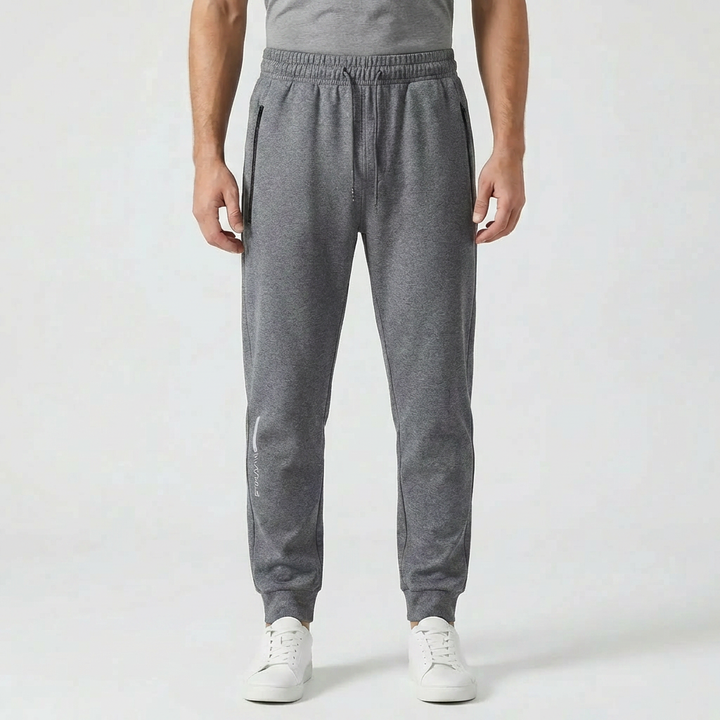 Cropped Loose-Fit Herr Jogger Byxor