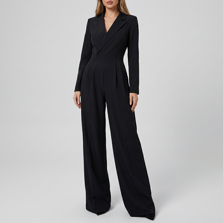 Elegant långärmad jumpsuit för kvinnor