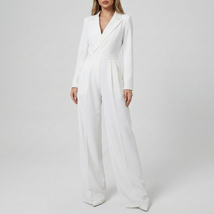 Elegant långärmad jumpsuit för kvinnor