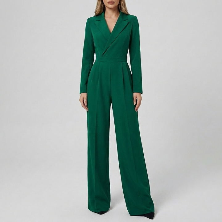 Elegant långärmad jumpsuit för kvinnor