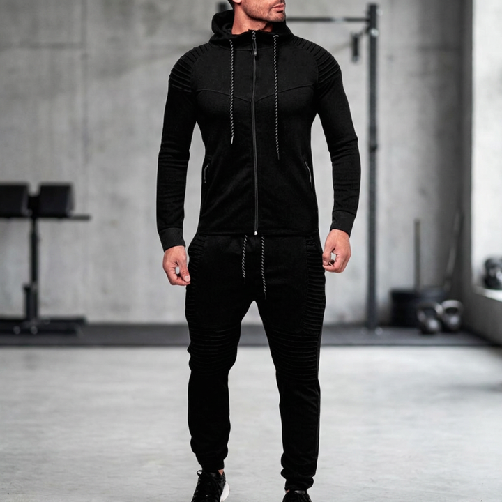 Avslappnad Hooded Tracksuit för Män