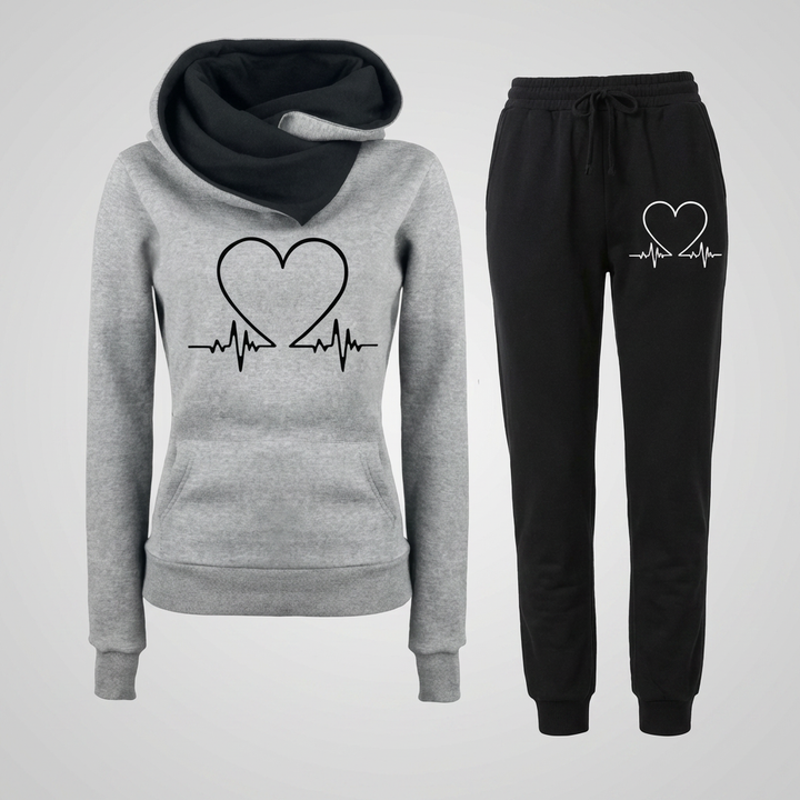 Kvinnors Tvådelat Jogging Set
