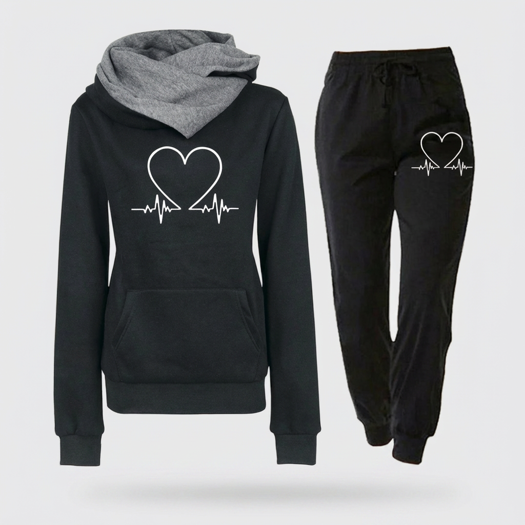 Kvinnors Tvådelat Jogging Set