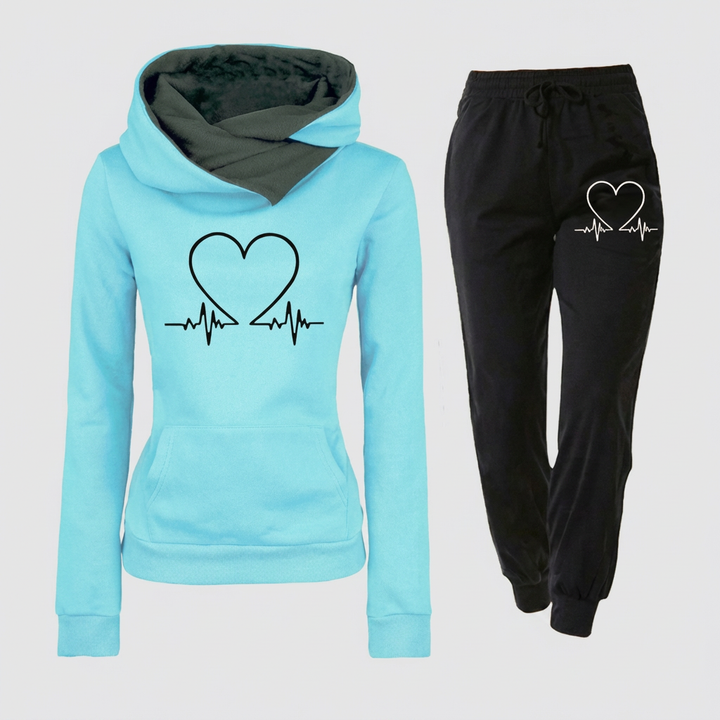 Kvinnors Tvådelat Jogging Set