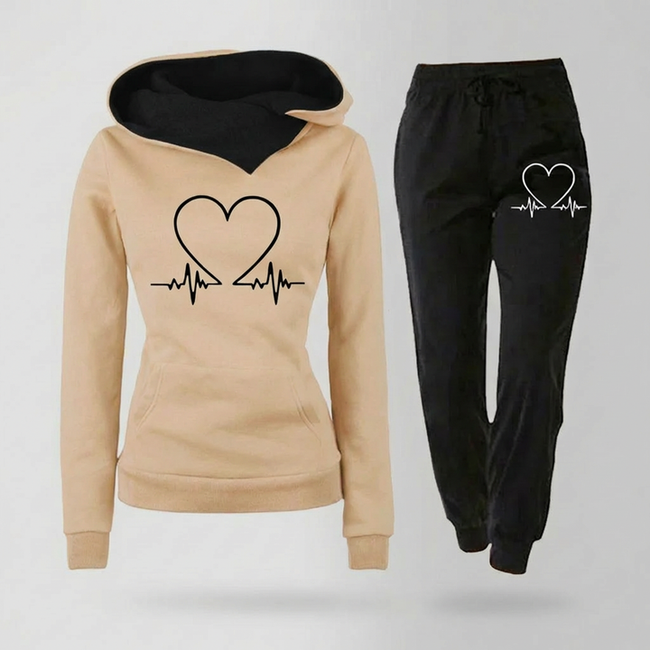 Kvinnors Tvådelat Jogging Set