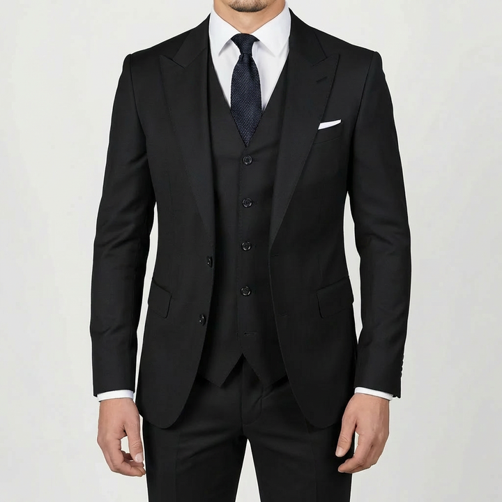 Slim-Fit 3-delad formell kostym