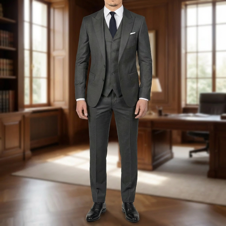 Slim-Fit 3-delad formell kostym