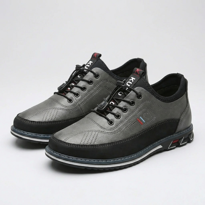 Lågskuren Lace-Up Oxford Sko för Män
