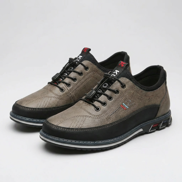 Lågskuren Lace-Up Oxford Sko för Män