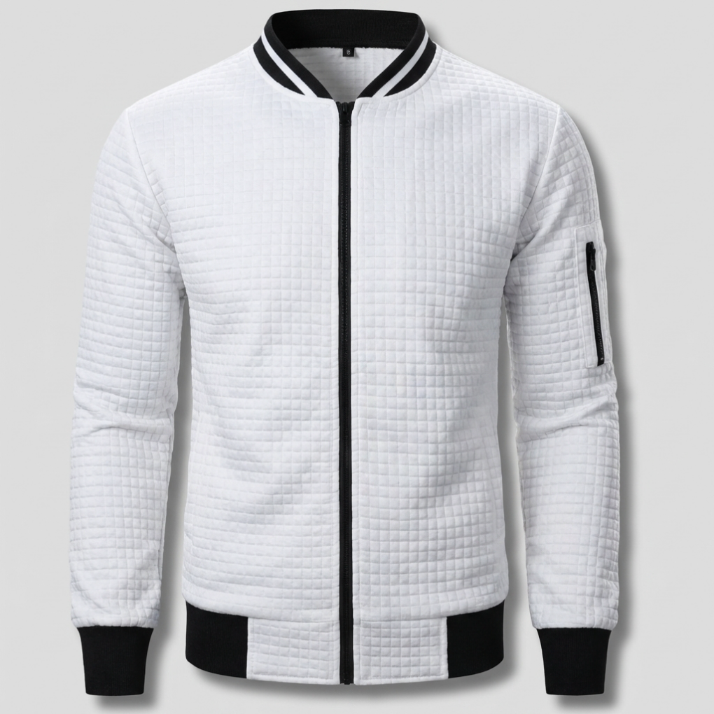 Bekväm och Varm Mäns Zip-Up Tröja