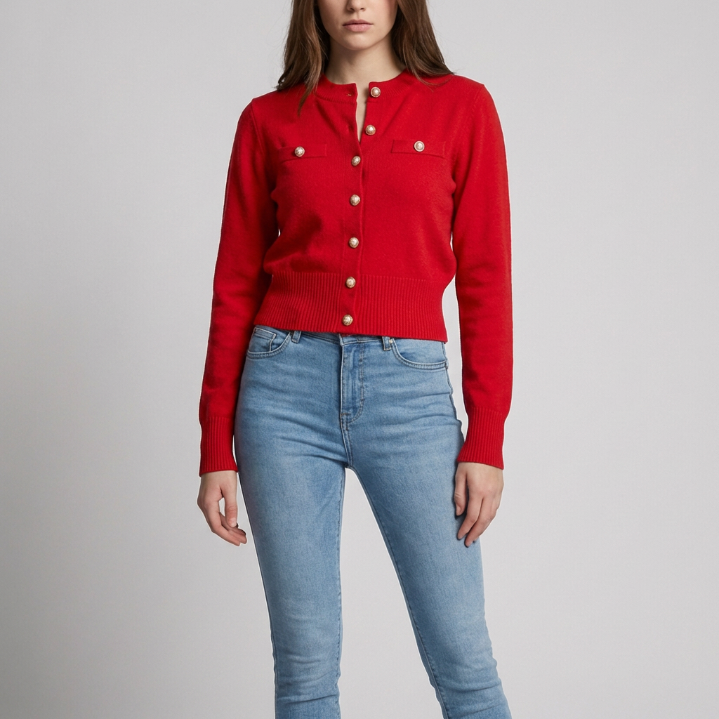Elegant Kvinnors Cardigan för Sommar