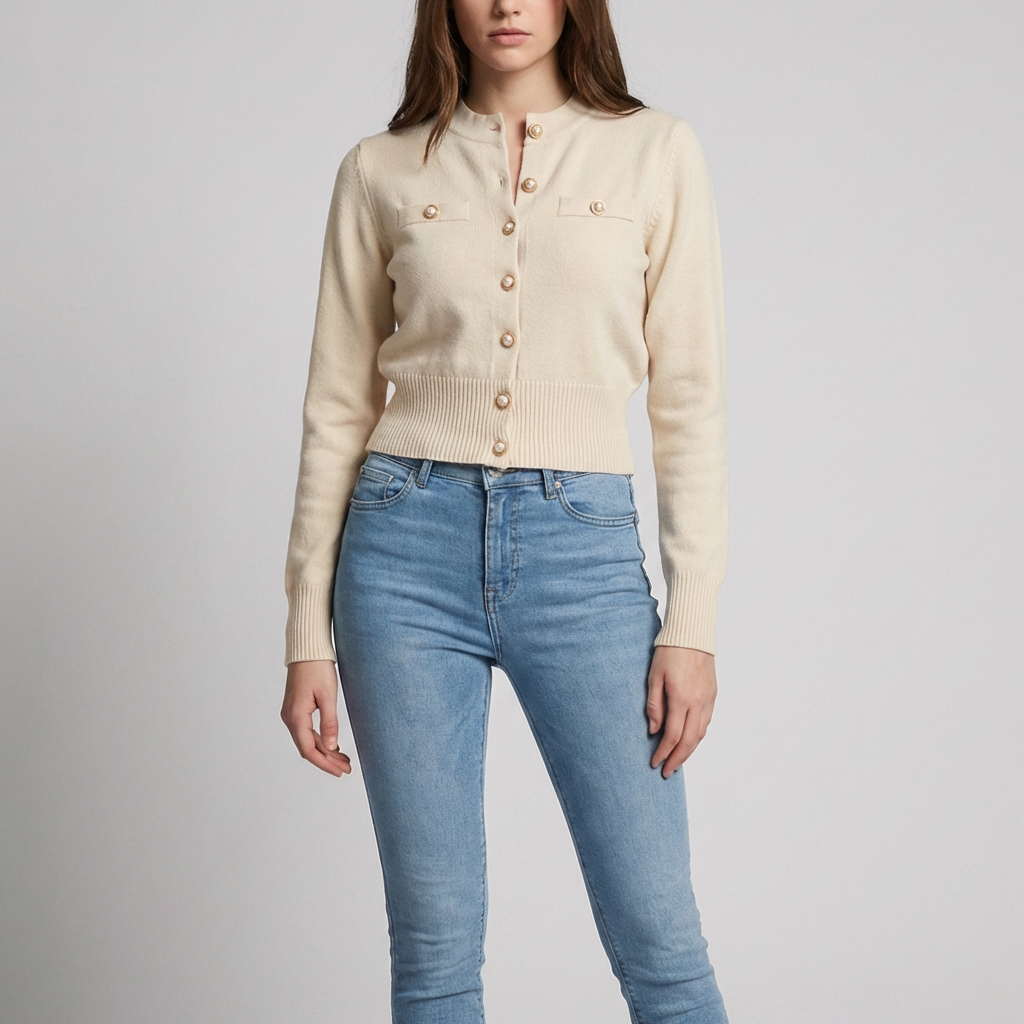 Elegant Kvinnors Cardigan för Sommar