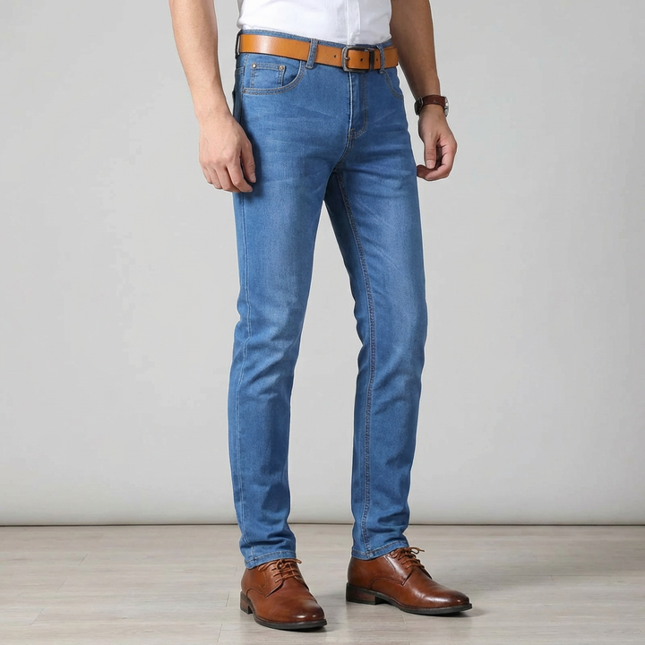 Herrens Raka Ben Jeans - Hållbart Denim