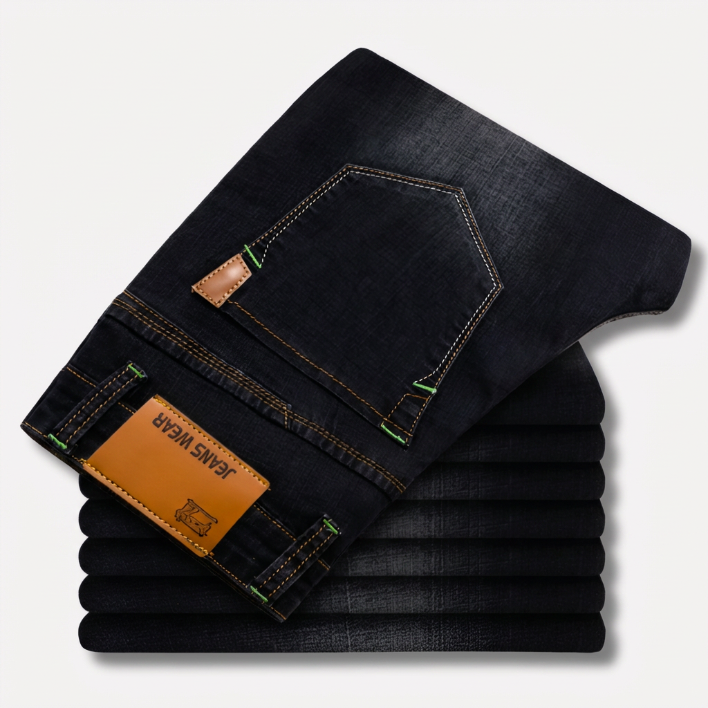 Herrens Raka Ben Jeans - Hållbart Denim