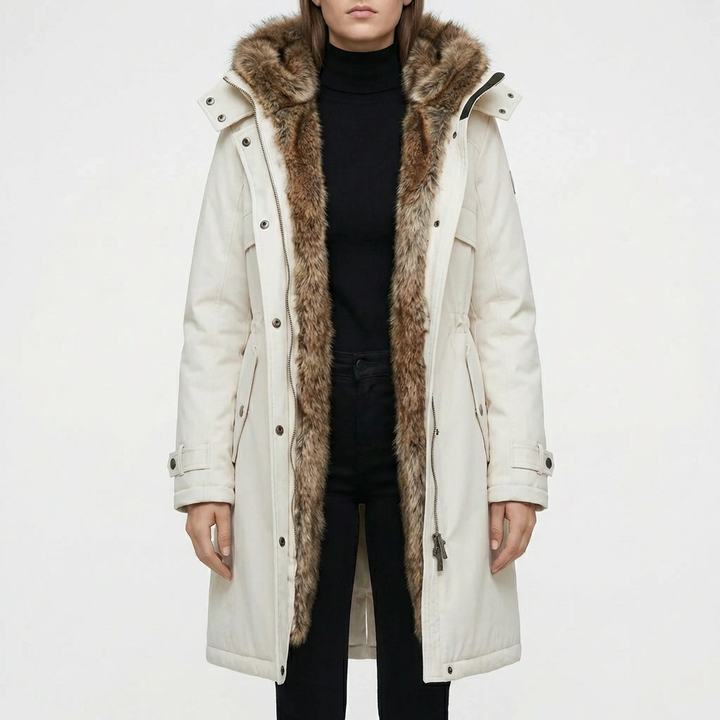 Hooded Mid-Length Women's Parka