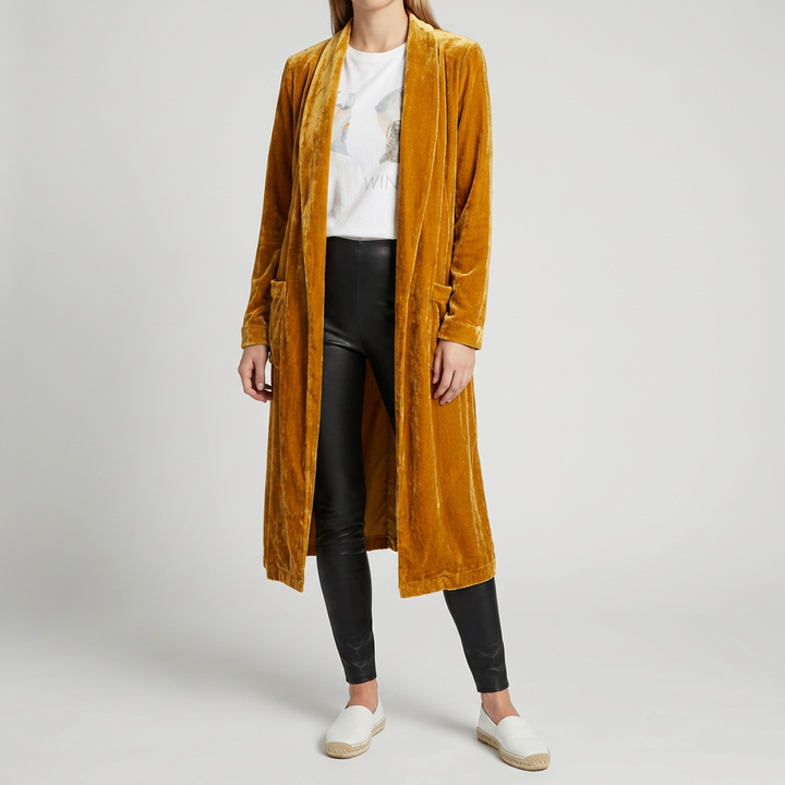 Lång Duster Cardigan för Kvinnor