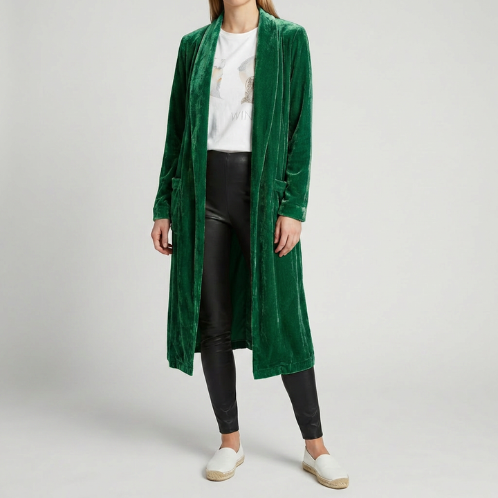 Lång Duster Cardigan för Kvinnor