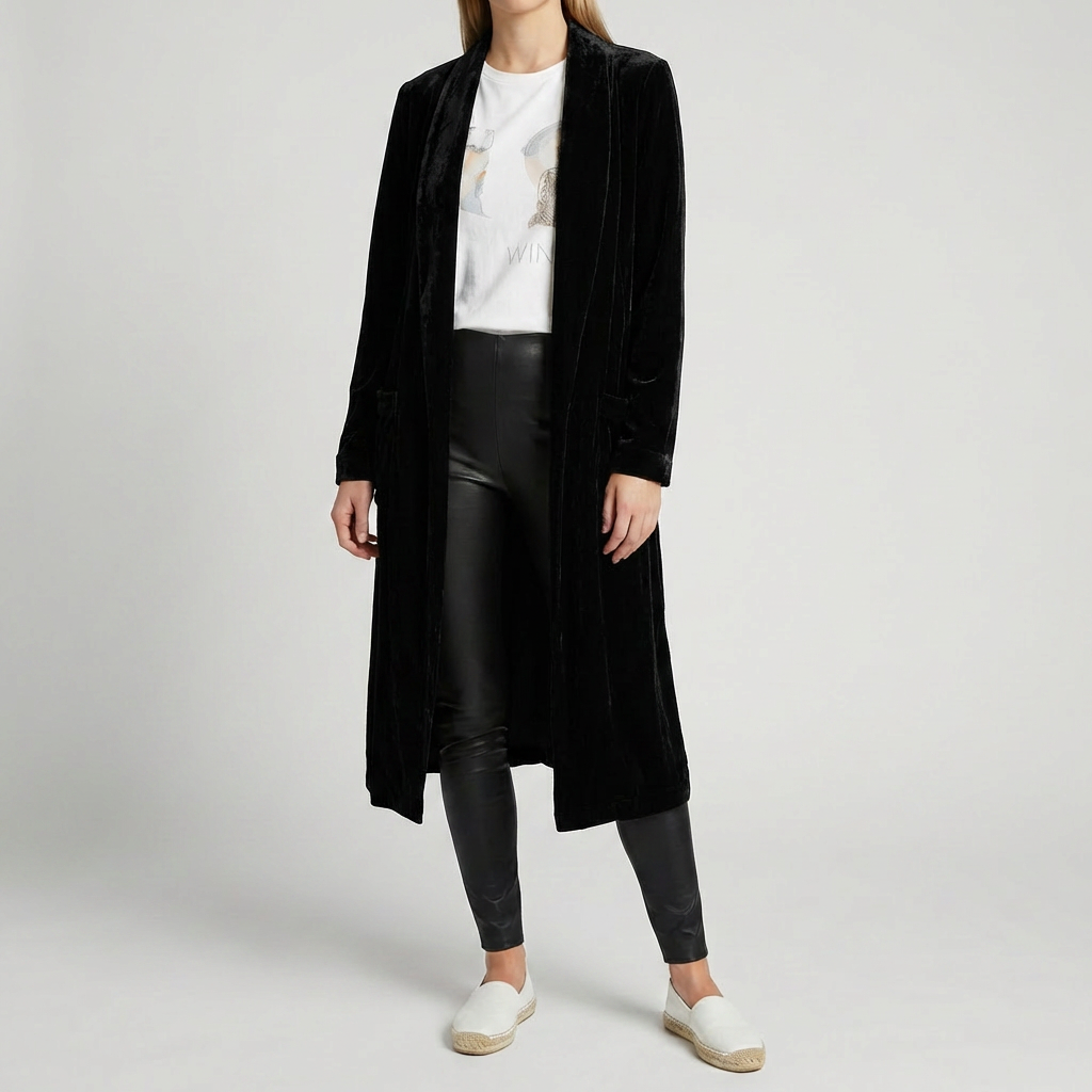 Lång Duster Cardigan för Kvinnor