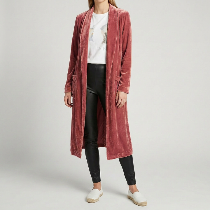 Lång Duster Cardigan för Kvinnor