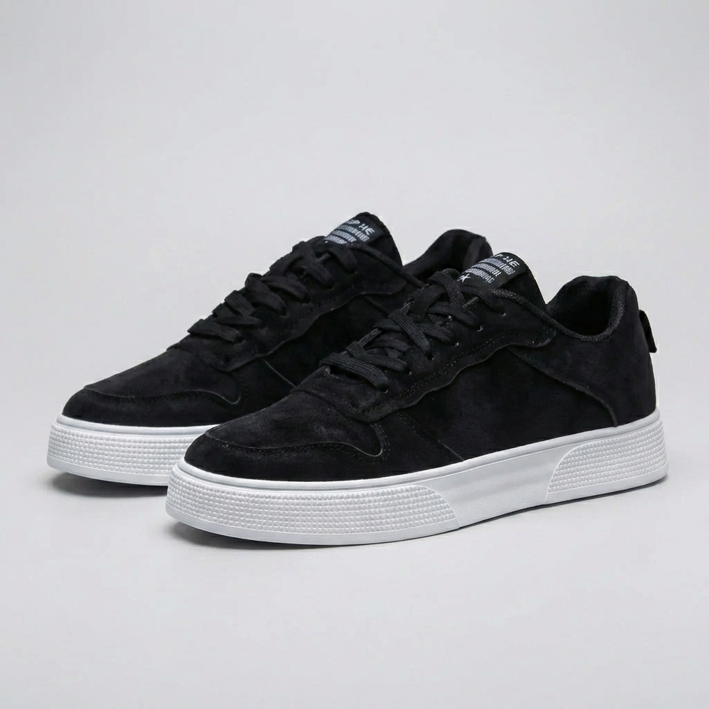 Låg-Top Lace-Up Casual Skor för Män