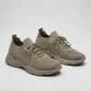 Andningsbar Snörning Stickad Sneaker