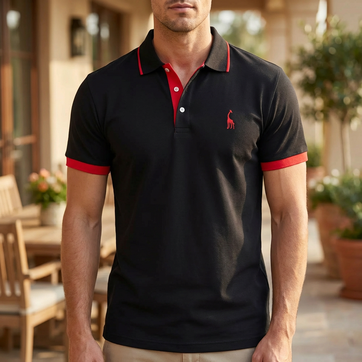 Mans Elegant Polo Skjorta för Män