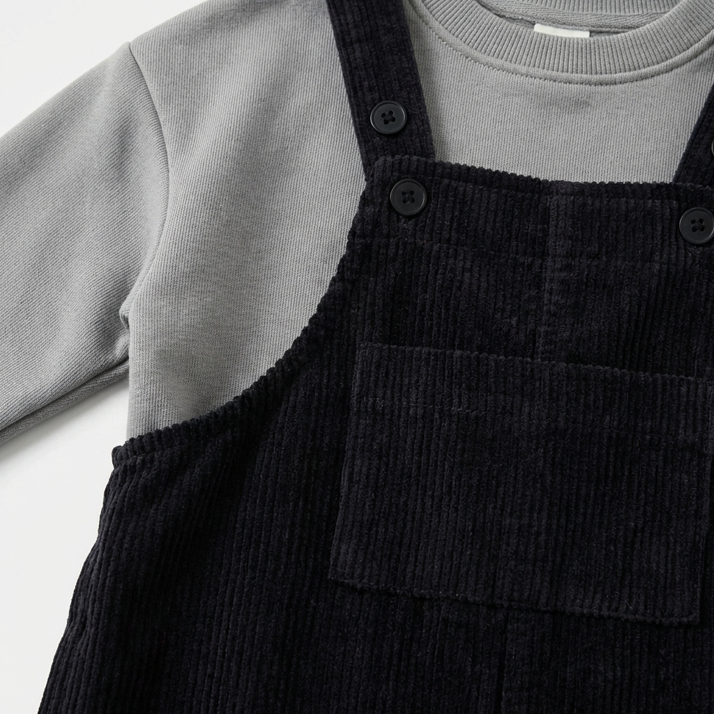 Avslappnad Passform Toddler Bib Overaller
