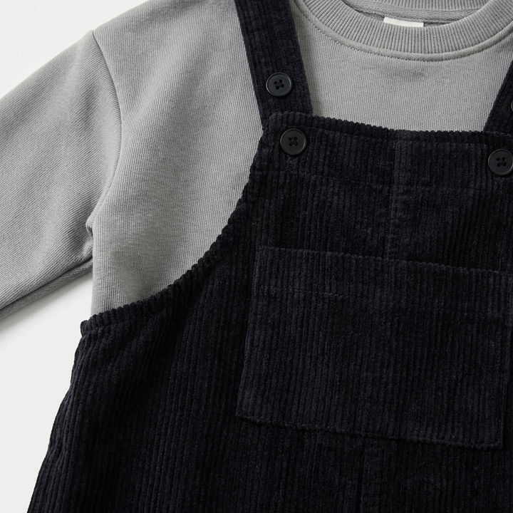Avslappnad Passform Toddler Bib Overaller