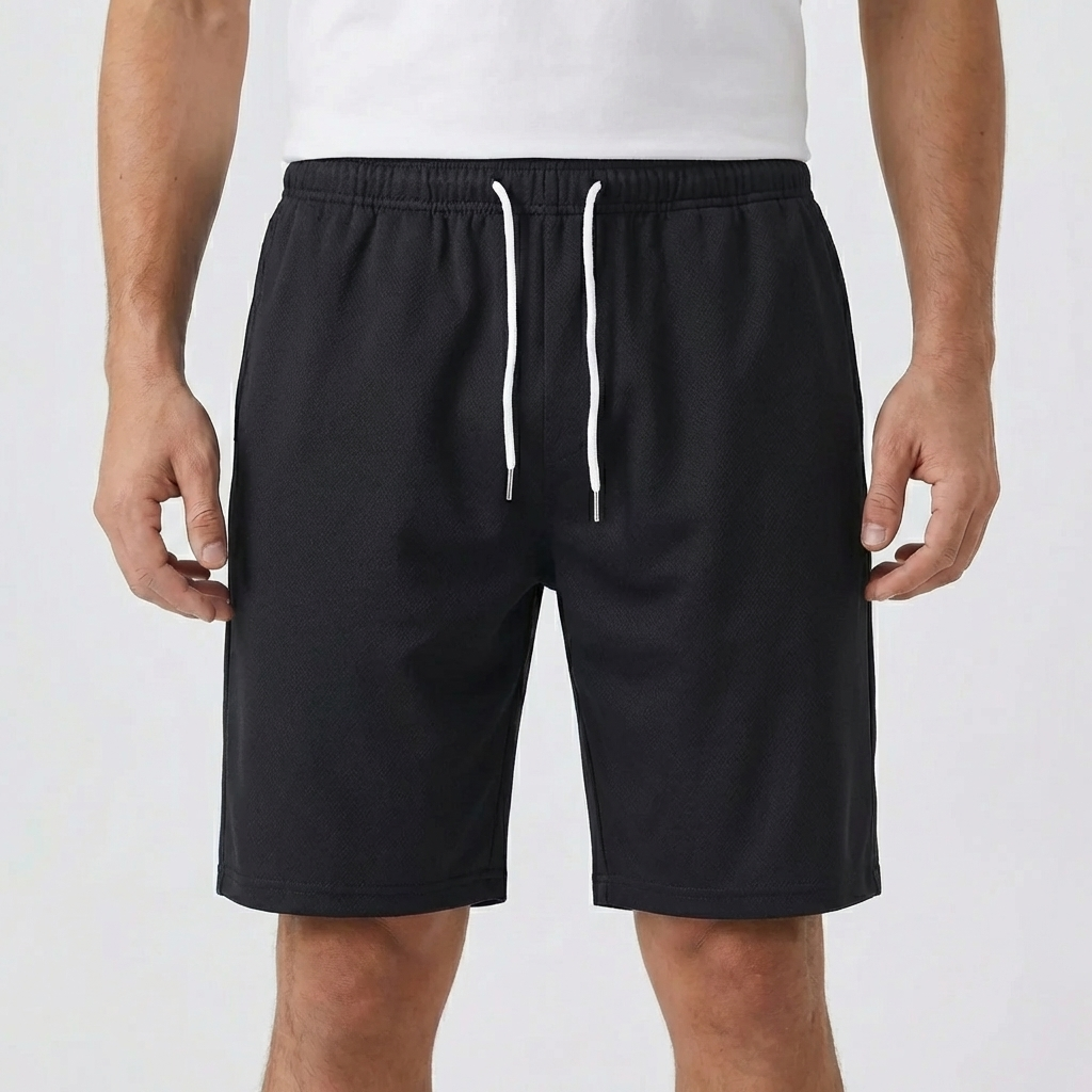 Höga Avslappnade Shorts för Män