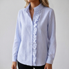 Elegant Långärmad Blus för Kvinnor