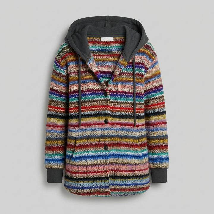 Mysig Hooded Kappa för Kvinnor