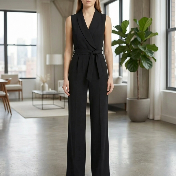 Ärmlös Bredbenad Invikts Jumpsuit