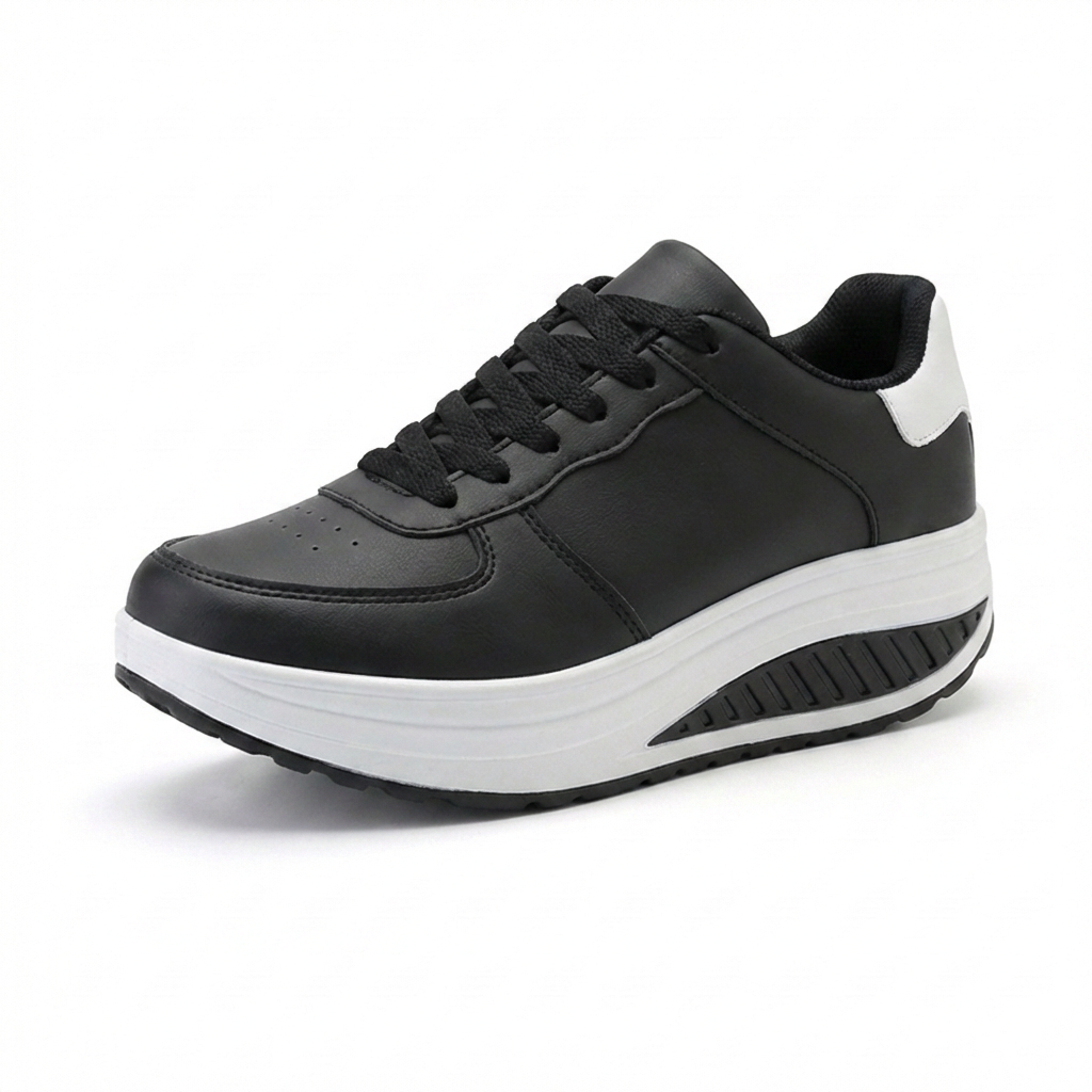 Snörningsplattform Sneaker För Kvinnor