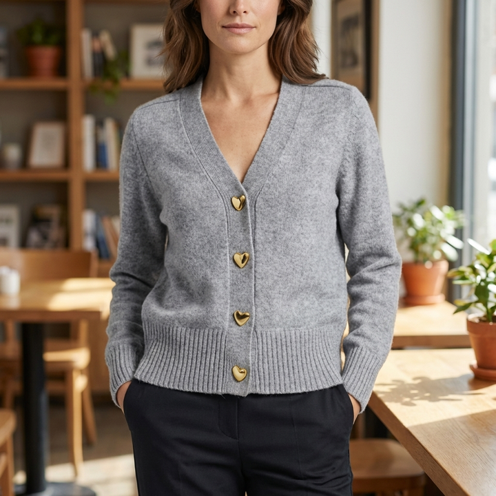 Varmth, Elegans och Tidlös Feminin Charm Cardigan
