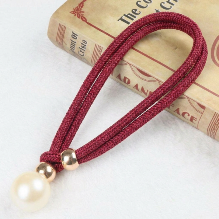 Lystrande Elegant 2-delars Set Perl Gardinsnod