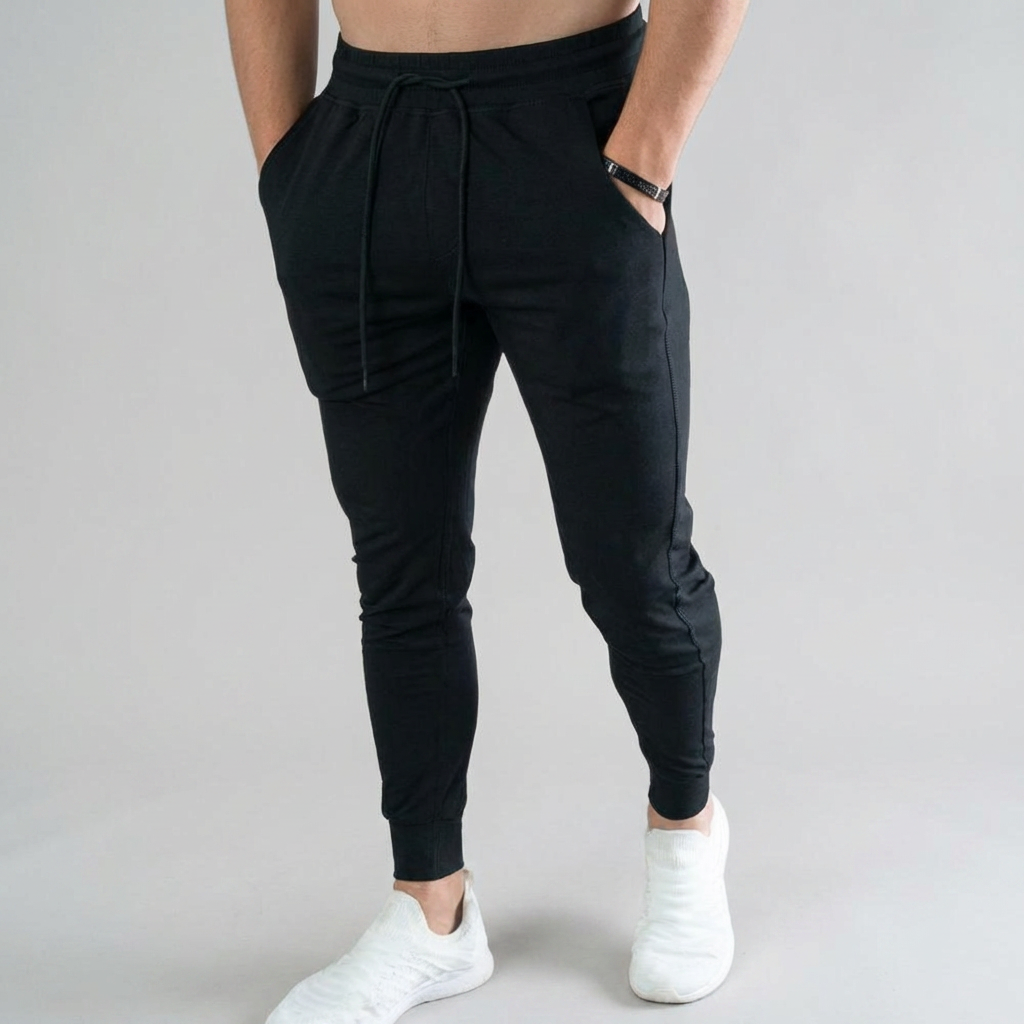 Slim Fit Joggingbyxor för Människor
