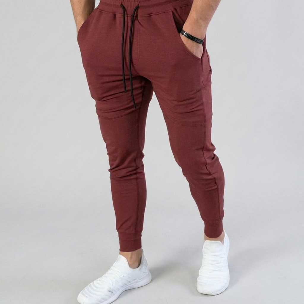 Slim Fit Joggingbyxor för Människor