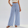 Avslappnad sommarkjolbyxor med elastisk midja