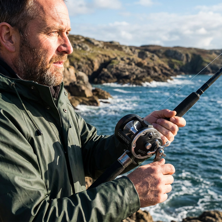 Låg-Profil Baitcasting Rulle För Sötvatten