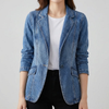 Denim Blazer för Kvinnor