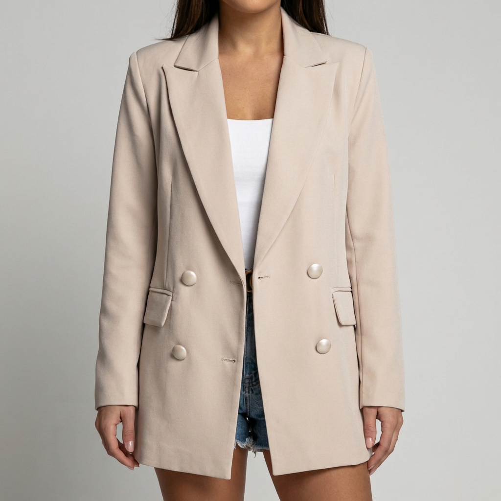 Lång Blazer för Kvinnor